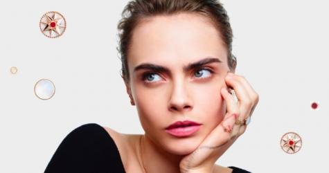 Вышла новая кампания Dior Joaillerie с Карой Делевинь