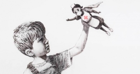 Бэнкси продал свою работу, посвященную медработникам, за 14,4 миллиона фунтов