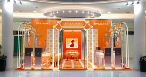 В галереях «Времена года» открылся первый российский поп-ап-бутик Bvlgari
