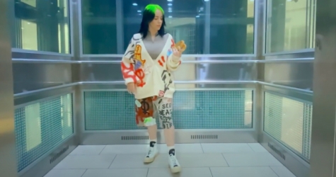 Билли Айлиш гуляет по безлюдному торговому центру в клипе «Therefore I Am»