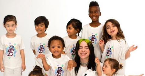 Билли Айлиш выпустила коллекцию одежды для детей