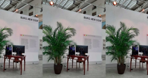 На ярмарке Cosmoscow можно увидеть стенд BURO. с работой Кирилла Макарова