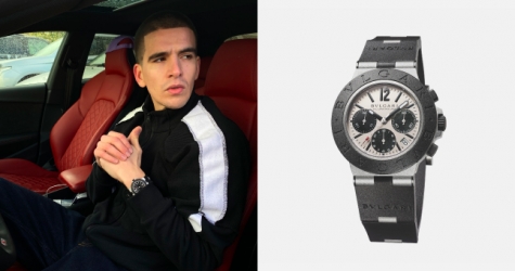 Рэпер Feduk стал амбассадором часов Bvlgari Aluminium