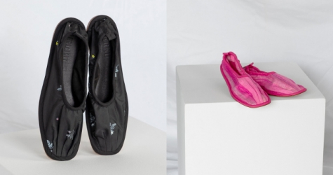 Cecilie Bahnsen и Hereu выпустили балетки из переработанного пластика