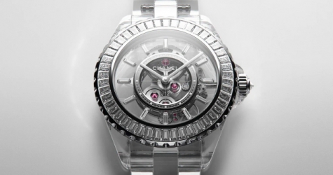 Chanel показал часы J12 с прозрачным браслетом из сапфирового стекла