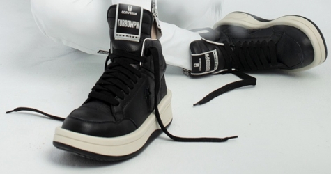 Рик Оуэнс и Converse выпустили кеды на толстой подошве в стиле 1980-х