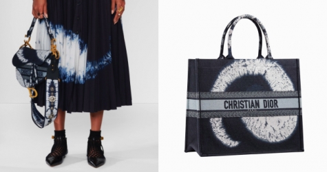 Dior выпустил коллекцию аксессуаров с tie-dye-окраской