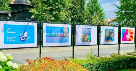 В саду «Эрмитаж» открылась выставка «Стартап как искусство»