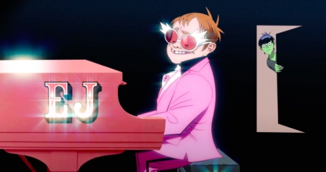 Группа Gorillaz выпустила клип на совместный трек с Элтоном Джоном «The Pink Phantom»