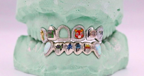Марка Gabby Elan Jewelry выпустила грилзы, вдохновленные поп- и стрит-артом