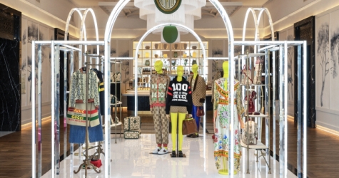 Gucci открыл поп-ап в кинотеатре «Художественный»