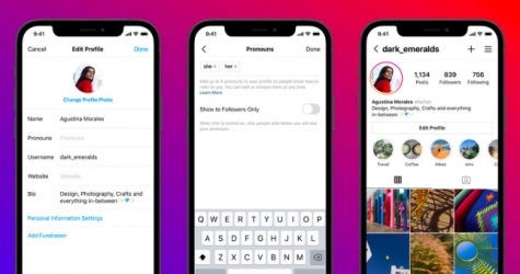 Пользователи Instagram теперь могут указать подходящие им местоимения