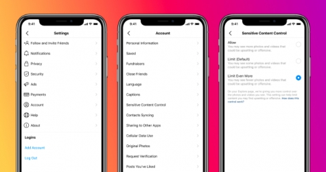Пользователи Instagram теперь могут фильтровать нежелательный для них контент в рекомендациях