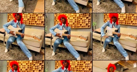 Жанель Моне изобразила Дэвида Боуи из «Life On Mars?» на Хеллоуин