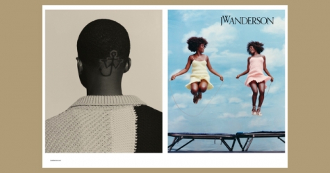 Модели прыгают со скакалкой в новой кампании J.W. Anderson