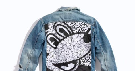 Levi's предлагает кастомизировать куртки и джинсы Микки-Маусами от Кита Харинга