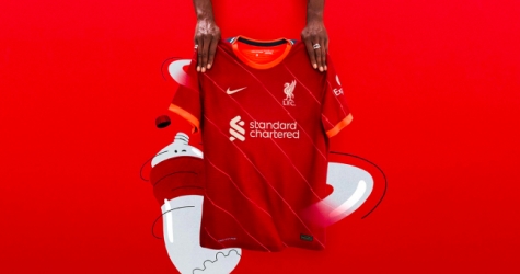 Nike переосмыслил форму 1964 года для футбольного клуба «Ливерпуль»
