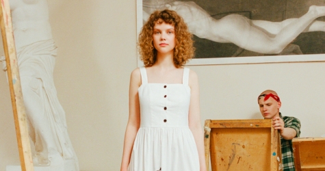 Loom by Rodina провел съемку летней коллекции в здании Строгановки