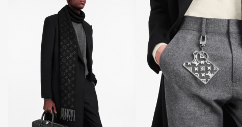 Вирджил Абло выпустил шарфы с монограммами и цепи с разноцветными звеньями для Louis Vuitton