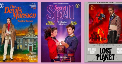 Louis Vuitton выпустил лукбук в стиле обложек бульварных романов