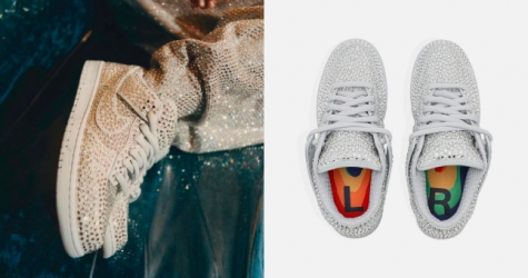 Nike выпустил кроссовки, полностью покрытые кристаллами Swarovski