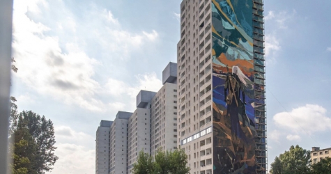 В Польше появился самый большой в мире мурал по мотивам «Ведьмака»