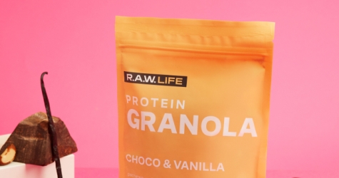 R.A.W. LIFE выпустил безглютеновую гранолу на основе растительного протеина