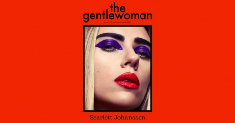 Скарлетт Йоханссон снялась с цветными бровями для обложки The Gentlewoman