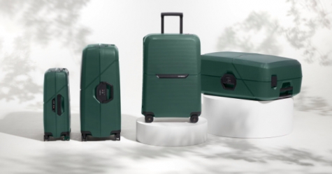 Samsonite выпустил чемоданы из пластиковых бутылок и баночек из-под йогурта