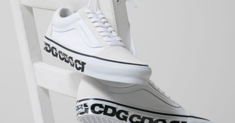 Comme des Garçons и Vans выпустили белые кеды Old Skool