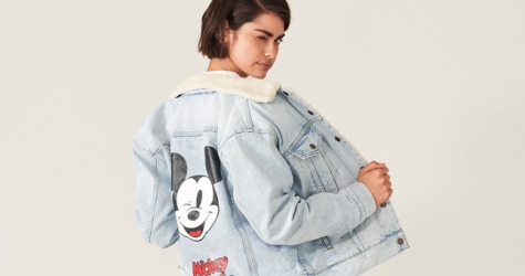 Архивные изображения Микки Мауса в специальной коллекции Levi's