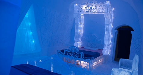 Disney-сьют в ледяном отеле Hôtel de Glace в Квебеке