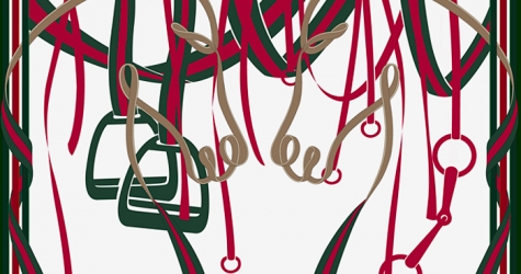 Gucci выпустили платок в честь конного спорта