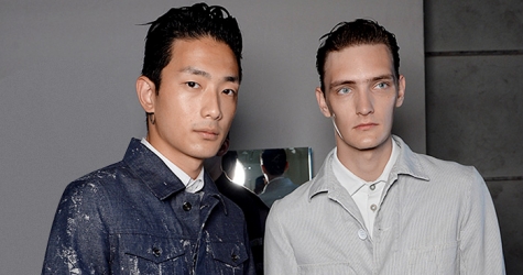 Андреас Мельбостад для Diesel Black Gold на выставке Pitti Uomo