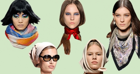 На заметку: пять способов завязывать платок