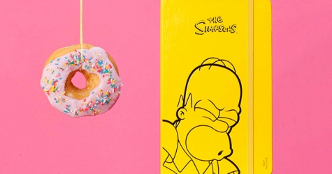 Moleskine выпустил блокноты The Simpsons к 25-летию шоу