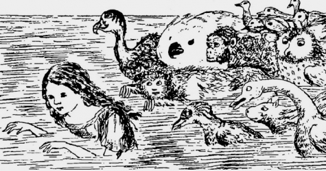 Факсимиле Льюиса Кэрролла \"Приключения Алисы под землей\"