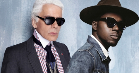 Карл Лагерфельд снял обложку для альбома американского хип-хоп исполнителя