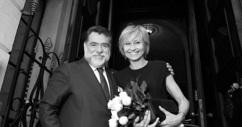 Ингеборга Дапкунайте на приеме в посольстве Италии