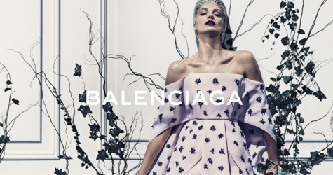 Новые кадры весенней рекламной кампании Balenciaga