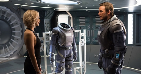 Дженнифер Лоуренс и Крис Пратт в трейлере «Пассажиров»