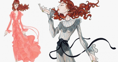 Gucci создал концертные костюмы для солистки Florence + The Machine