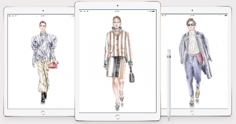 10 модных тенденций весны, нарисованных на iPad