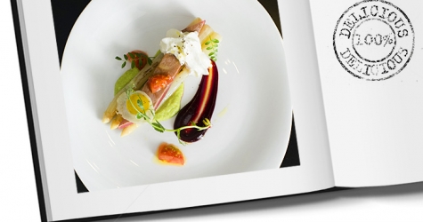 Блюдо недели: тунец со спаржей и кремом из бурраты