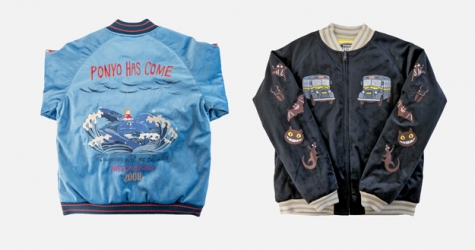 Студия «Гибли» выпустила куртки с героями «Рыбки Поньо» и «Моего соседа Тоторо»