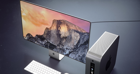 Представлен концепт нового модульного Mac Pro и монитора Apple Cinema Display