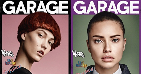 Модели в образах героев Marvel для Garage Magazine