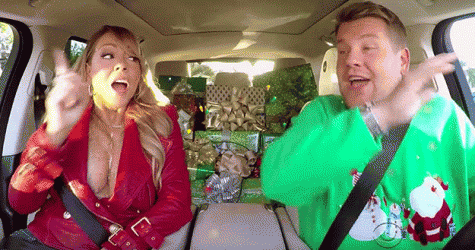 Адель, Элтон Джон, Леди Гага и другие звезды в рождественском выпуске Carpool Karaoke