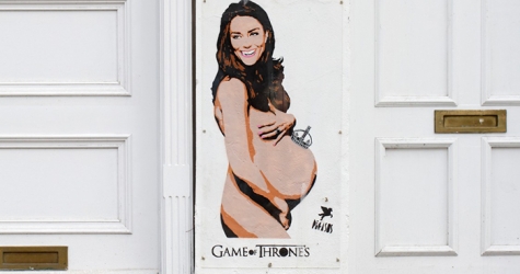 Джонни Депп приобрел граффити с беременной Кейт Миддлтон