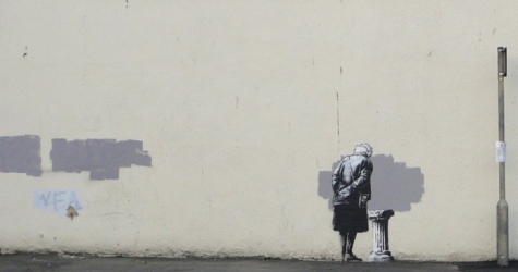 Бэнкси создал новое граффити в британском Фолкстоне